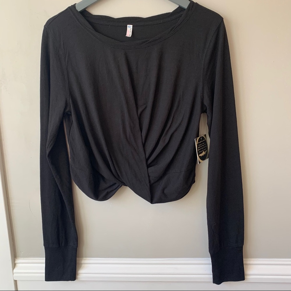 Free People Movement Undertow Cotton-Blend Crop T - Picture 3 of 7